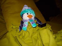 Pengee going to bed.
